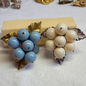 Pair of Miriam Haskell Dress Clips